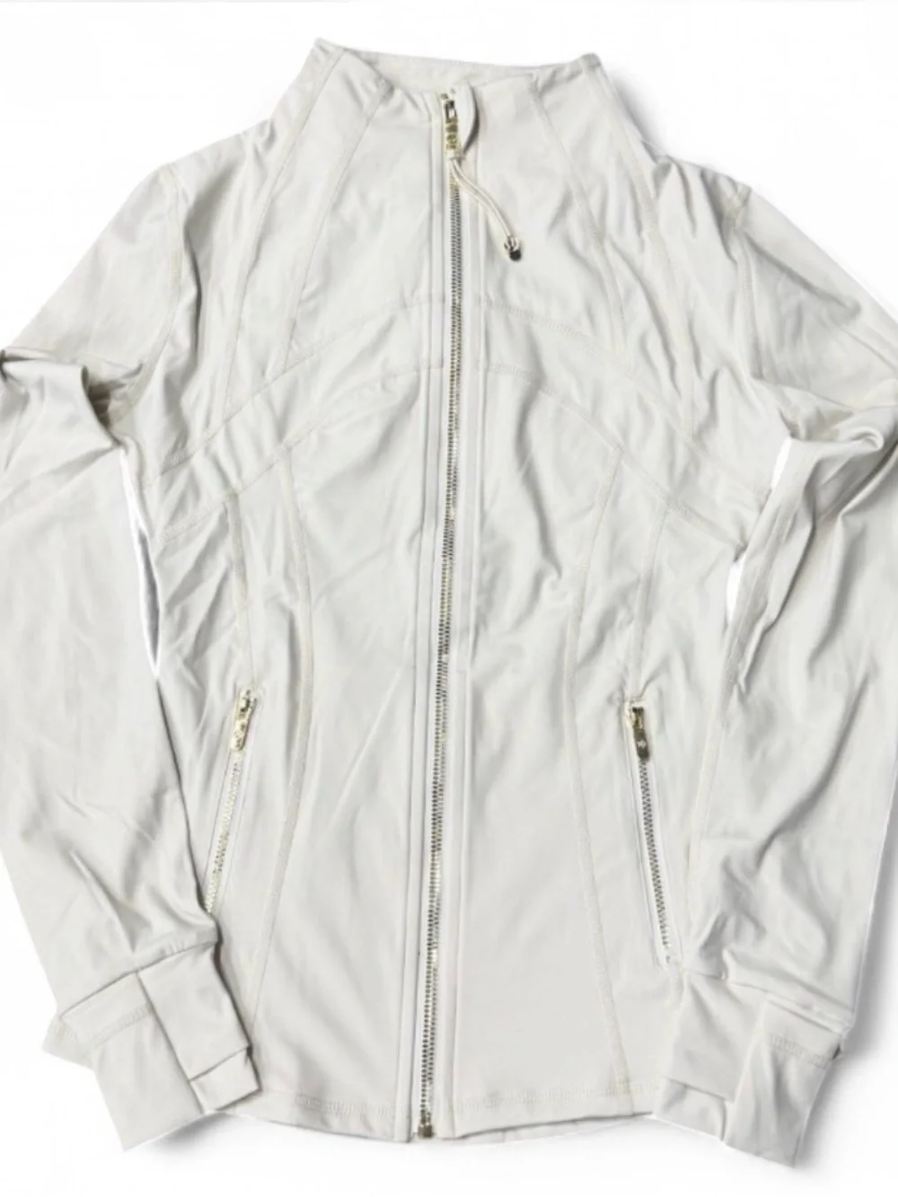 lululemon athletica White Full-Zip Jacket & Leggings Set